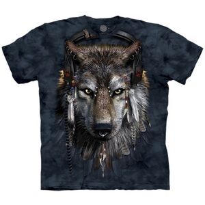 The Mountain DJ Fen Dark Gray Tie Dyed Tee Size L